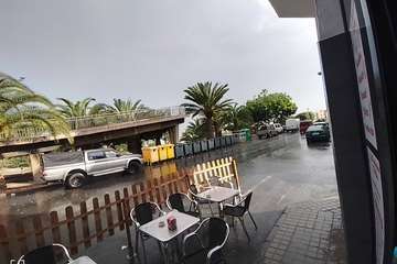 Granizada y lluvia en Telde/TA.